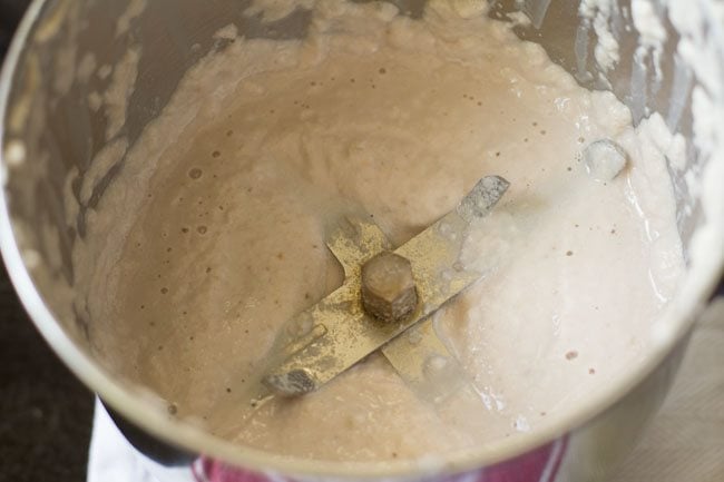 ingredients ground to a smooth paste with water. 