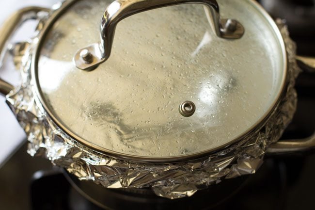 pan covered with a lid. 