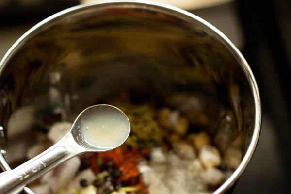 lemon juice added.
