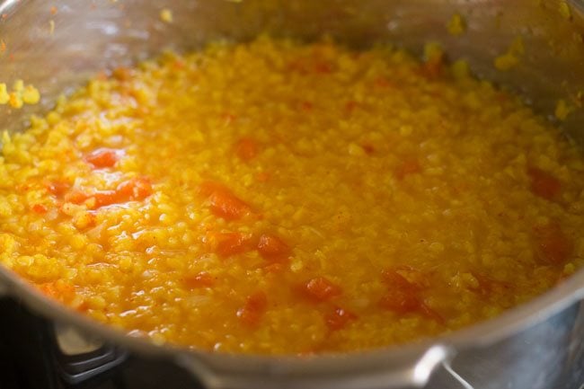 cooked moong lentils