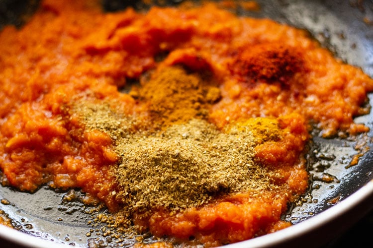 spice powders added.