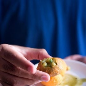 pani puri recipe, pani puri